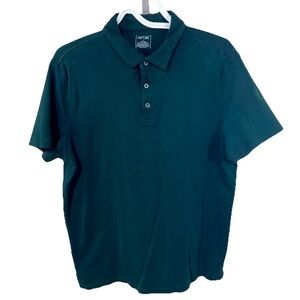 Apt. 9 Men’s Large Green Polo Shirt Short Sleeve 100% Cotton
